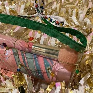 Christmas Strings Lights Cosmetic Bag / Travel Bag